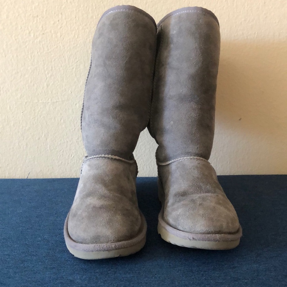 UGG Kids Girls Brown Boots Size US 3 UK 2 EU 33 Genuine Leather